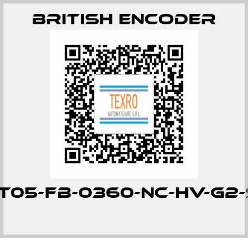 760N/1-T05-FB-0360-NC-HV-G2-ST-IP50  British Encoder