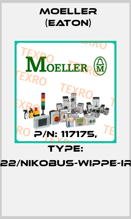 P/N: 117175, Type: 101-00022/NIKOBUS-WIPPE-IR-WEISS  Moeller (Eaton)