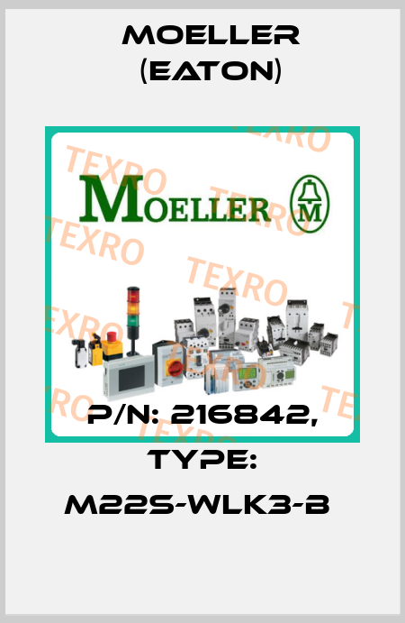 P/N: 216842, Type: M22S-WLK3-B  Moeller (Eaton)