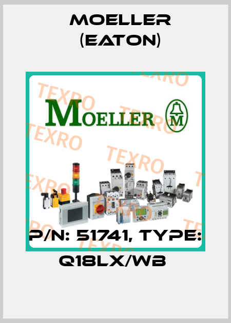 P/N: 51741, Type: Q18LX/WB  Moeller (Eaton)