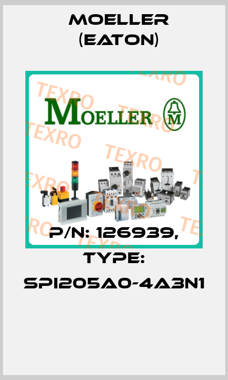 P/N: 126939, Type: SPI205A0-4A3N1  Moeller (Eaton)