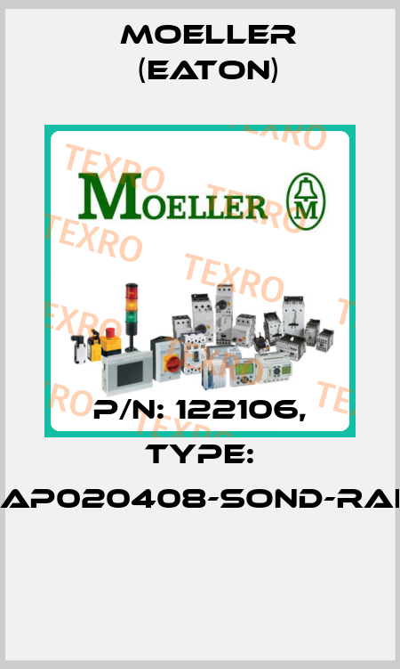 P/N: 122106, Type: XAP020408-SOND-RAL*  Moeller (Eaton)