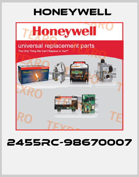 2455RC-98670007  Honeywell