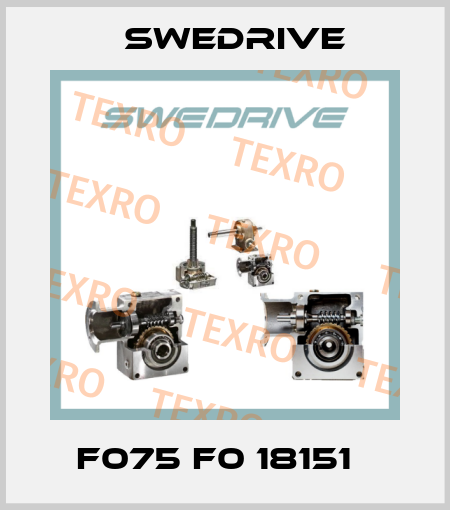 F075 F0 18151   Swedrive