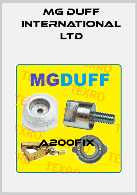 A200FIX  MG DUFF INTERNATIONAL LTD