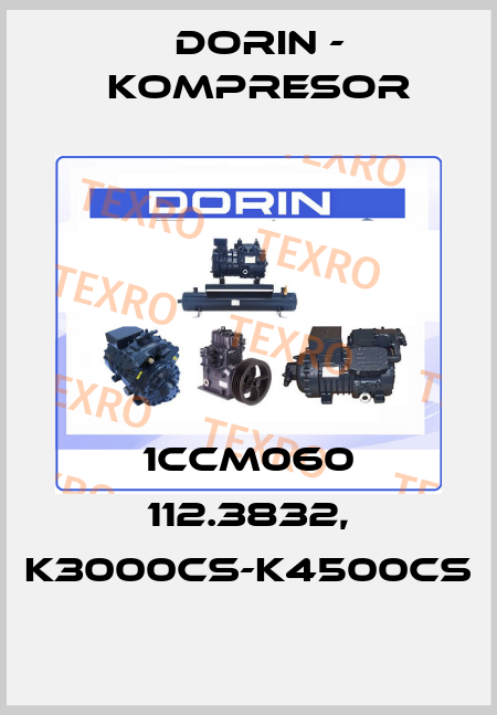 1CCM060 112.3832, K3000CS-K4500CS Dorin - kompresor