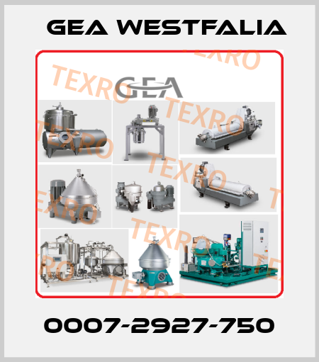 0007-2927-750 Gea Westfalia