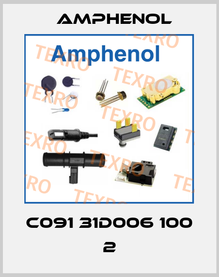 C091 31D006 100 2 Amphenol