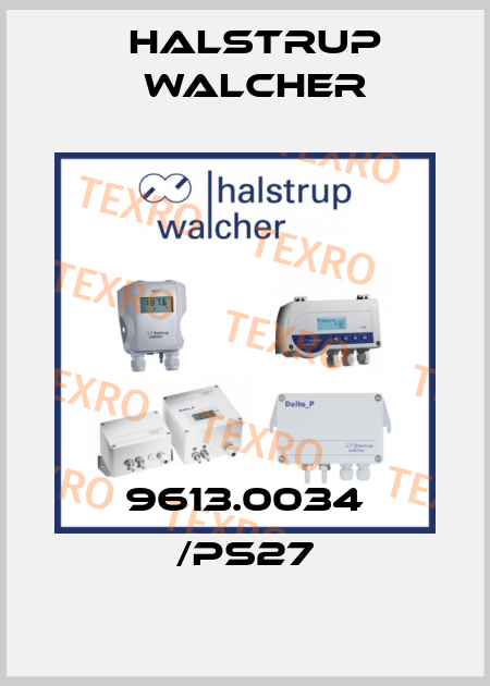 9613.0034 /PS27 Halstrup Walcher