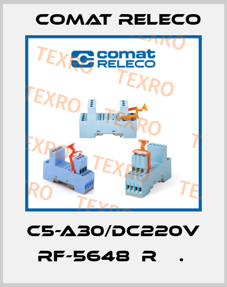 C5-A30/DC220V  RF-5648  R    .  Comat Releco