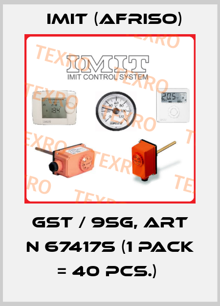 GST / 9SG, Art N 67417S (1 Pack = 40 Pcs.)  IMIT (Afriso)