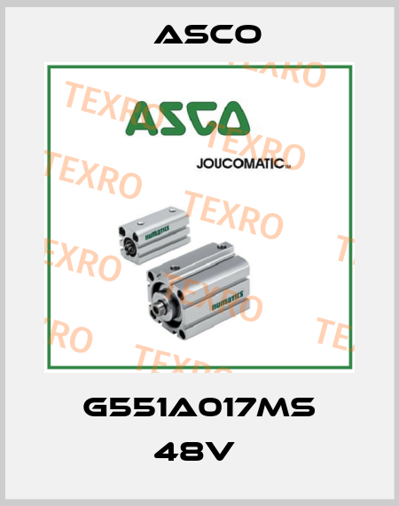 G551A017MS 48V  Asco