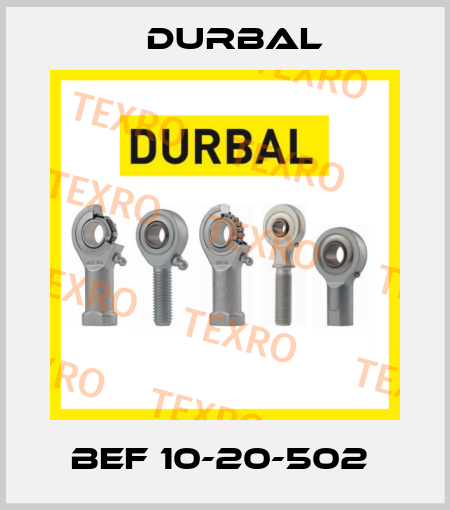 BEF 10-20-502  Durbal