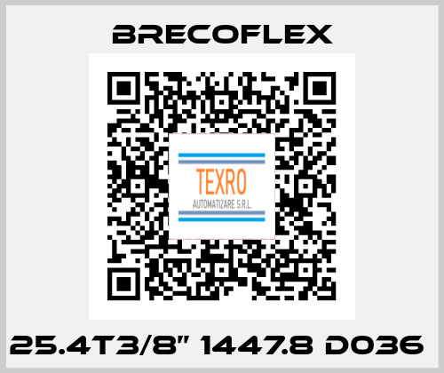 25.4t3/8’’ 1447.8 D036  Brecoflex