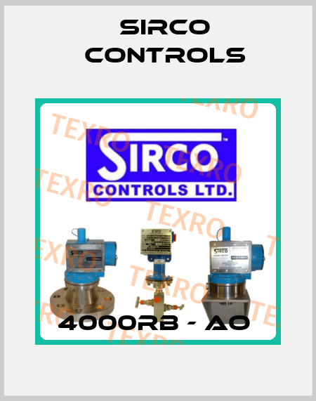 4000RB - AO  Sirco Controls