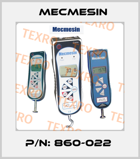 P/N: 860-022  Mecmesin