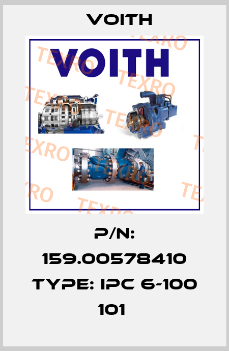P/N: 159.00578410 Type: IPC 6-100 101  Voith