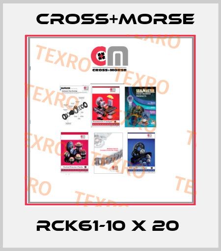 RCK61-10 x 20  Cross+Morse