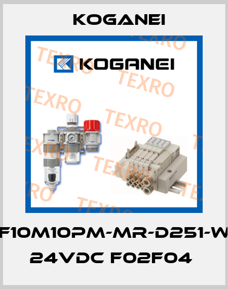 F10M10PM-MR-D251-W 24VDC F02F04  Koganei