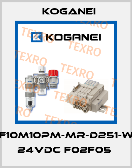 F10M10PM-MR-D251-W 24VDC F02F05  Koganei