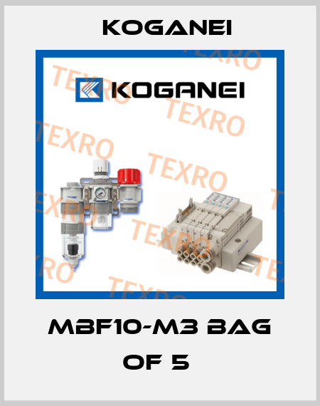 MBF10-M3 BAG OF 5  Koganei