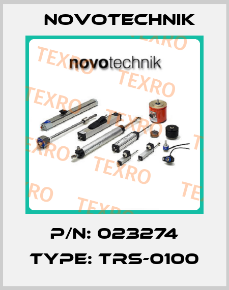 P/N: 023274 Type: TRS-0100 Novotechnik