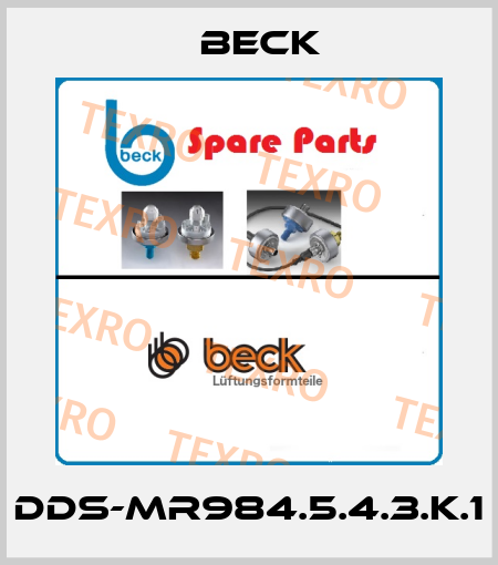 DDS-MR984.5.4.3.K.1 Beck