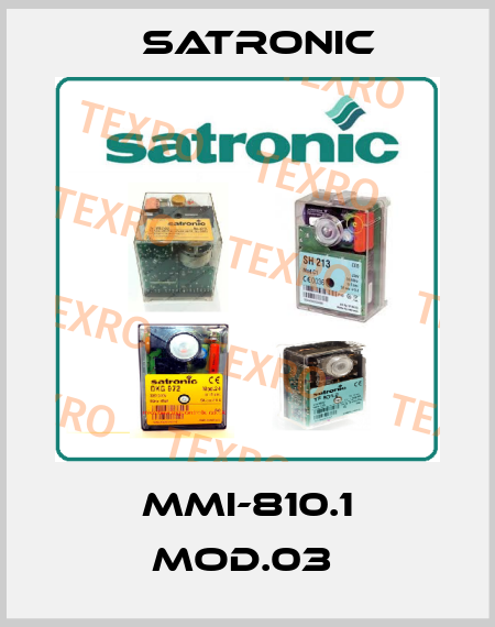 MMI-810.1 Mod.03  Satronic