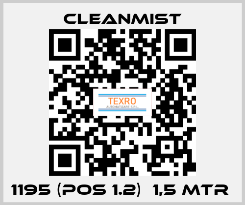 1195 (pos 1.2)  1,5 mtr  CleanMist