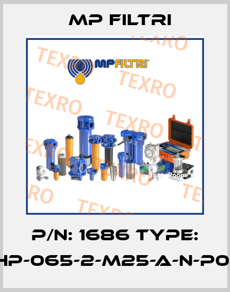 P/N: 1686 Type: HP-065-2-M25-A-N-P01 MP Filtri