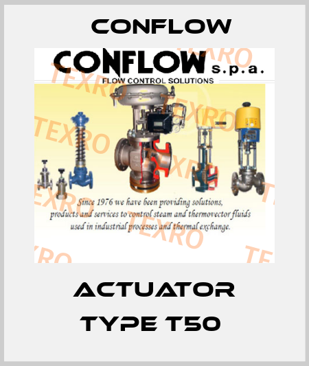 ACTUATOR TYPE T50  CONFLOW