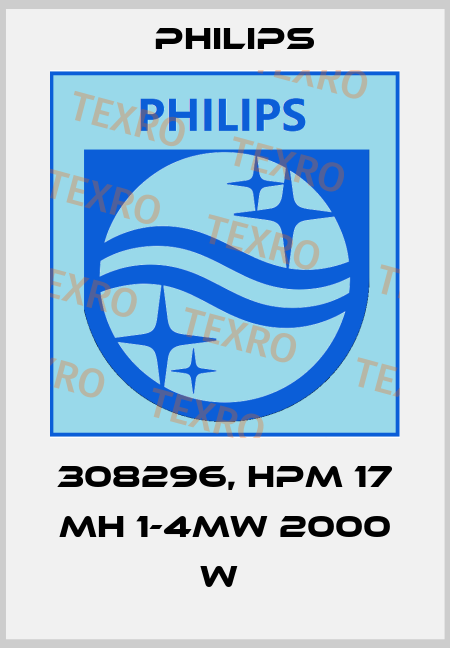 308296, HPM 17 MH 1-4MW 2000 W  Philips