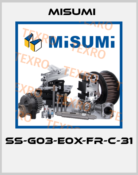 SS-G03-E0X-FR-C-31  Misumi