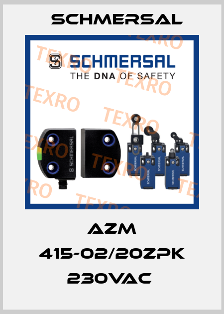 AZM 415-02/20ZPK 230VAC  Schmersal