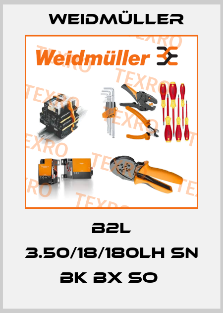 B2L 3.50/18/180LH SN BK BX SO  Weidmüller