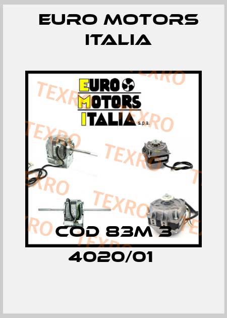 COD 83M 3 4020/01  Euro Motors Italia