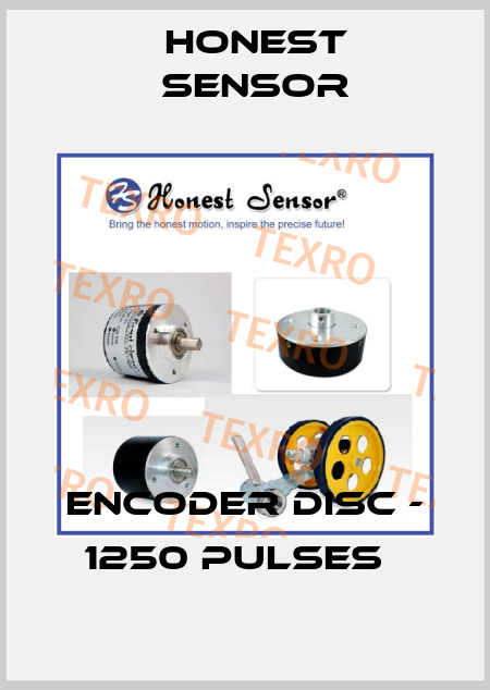 Encoder disc - 1250 pulses   HONEST SENSOR