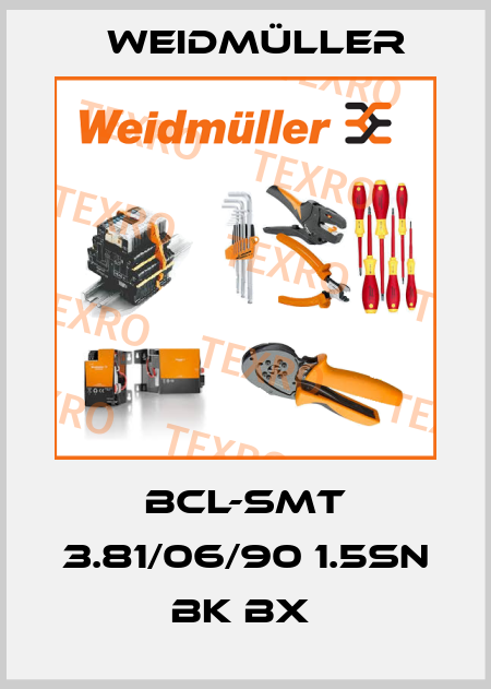 BCL-SMT 3.81/06/90 1.5SN BK BX  Weidmüller
