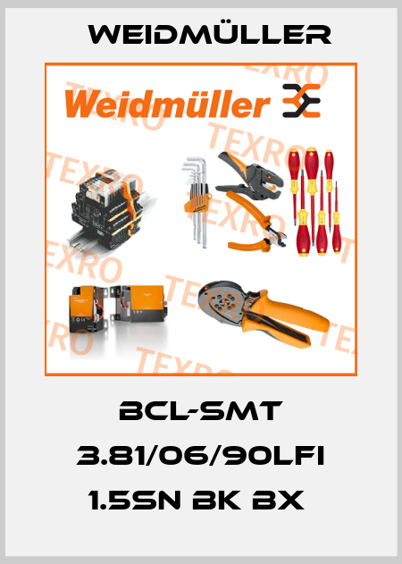 BCL-SMT 3.81/06/90LFI 1.5SN BK BX  Weidmüller