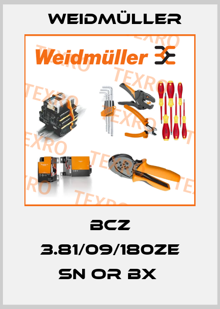 BCZ 3.81/09/180ZE SN OR BX  Weidmüller