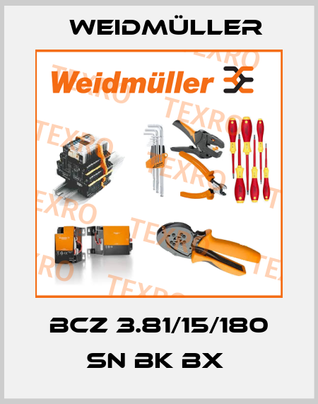 BCZ 3.81/15/180 SN BK BX  Weidmüller