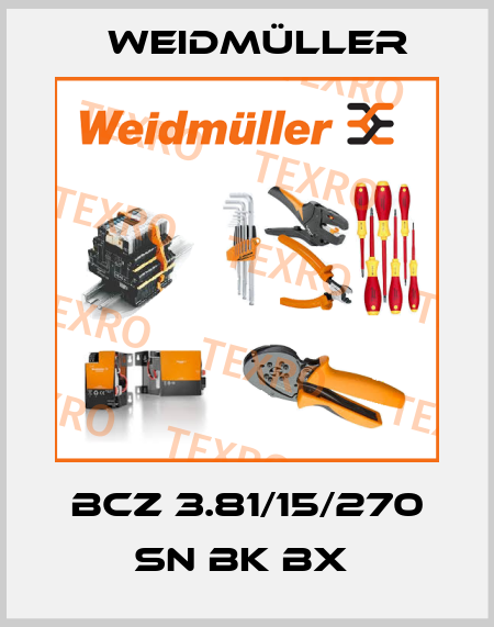 BCZ 3.81/15/270 SN BK BX  Weidmüller