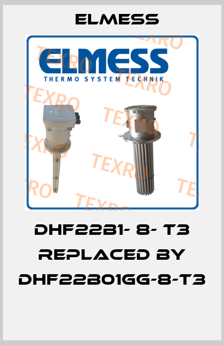 DHF22B1- 8- T3 replaced by DHF22B01GG-8-T3  Elmess