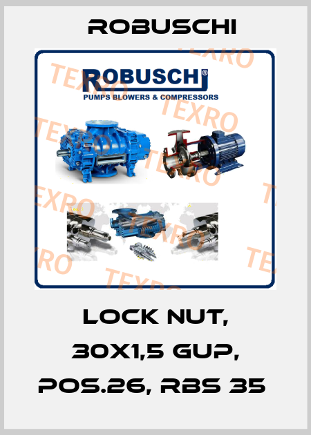 Lock nut, 30x1,5 GUP, Pos.26, RBS 35  Robuschi