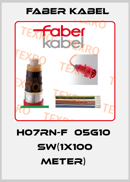 H07RN-F  05G10  SW(1x100 Meter)  Faber Kabel