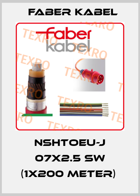 NSHTOEU-J 07X2.5 SW (1x200 Meter)  Faber Kabel