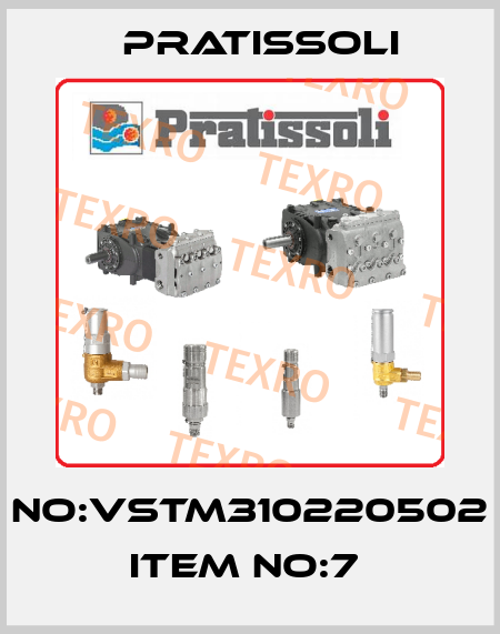 NO:VSTM310220502 ITEM NO:7  Pratissoli