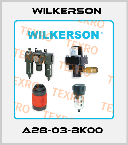 A28-03-BK00  Wilkerson