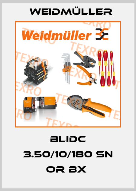 BLIDC 3.50/10/180 SN OR BX  Weidmüller