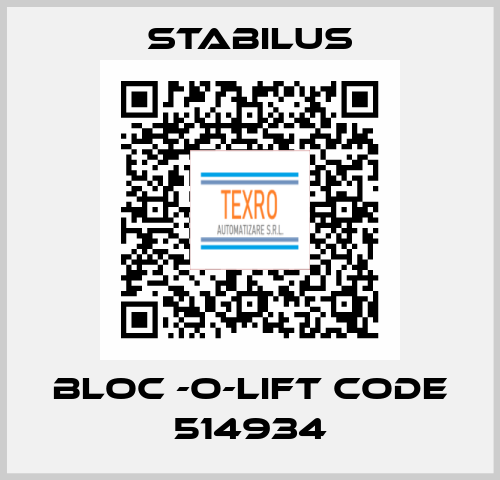 BLOC -O-LIFT CODE 514934 Stabilus
